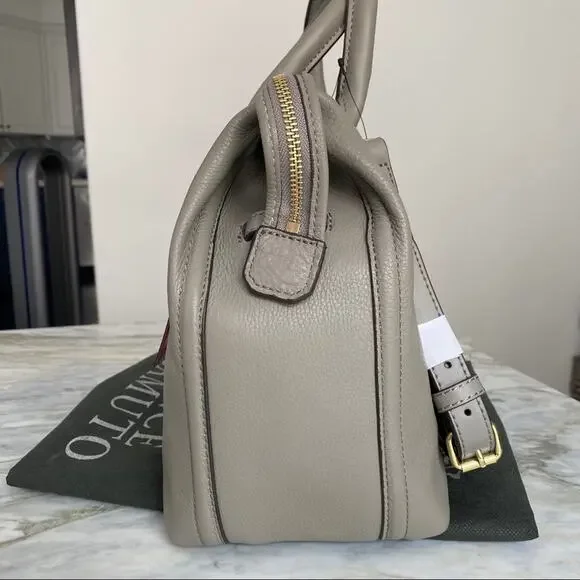 VINCE CAMUTO Jess Satchel in Grey Leather